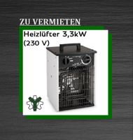 Heizlüfter Elektroheizer Bauheizer  3,3kW / Mieten Niedersachsen - Bohmte Vorschau