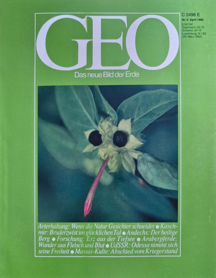 Magazin GEO Jahr 1982 / Hefte/ Bücher in Berlin