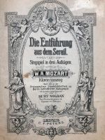 W.A. Mozart Die Entführung aus dem Serail C.F. Peters Leipzig alt Baden-Württemberg - Göppingen Vorschau