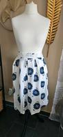 Esprit Rock Gr. 36 bestickt Blau weiss Blumen Sommer Urlaub Bayern - Stadtsteinach Vorschau