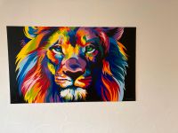 150x90cm Leinwand Öl Acryl Handarbeit Pride Lion Löwe Nordrhein-Westfalen - Bad Laasphe Vorschau