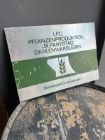 DDR LPG 1976 Alu-Schild Gutenswegen Sachsen-Anhalt - Magdeburg Vorschau