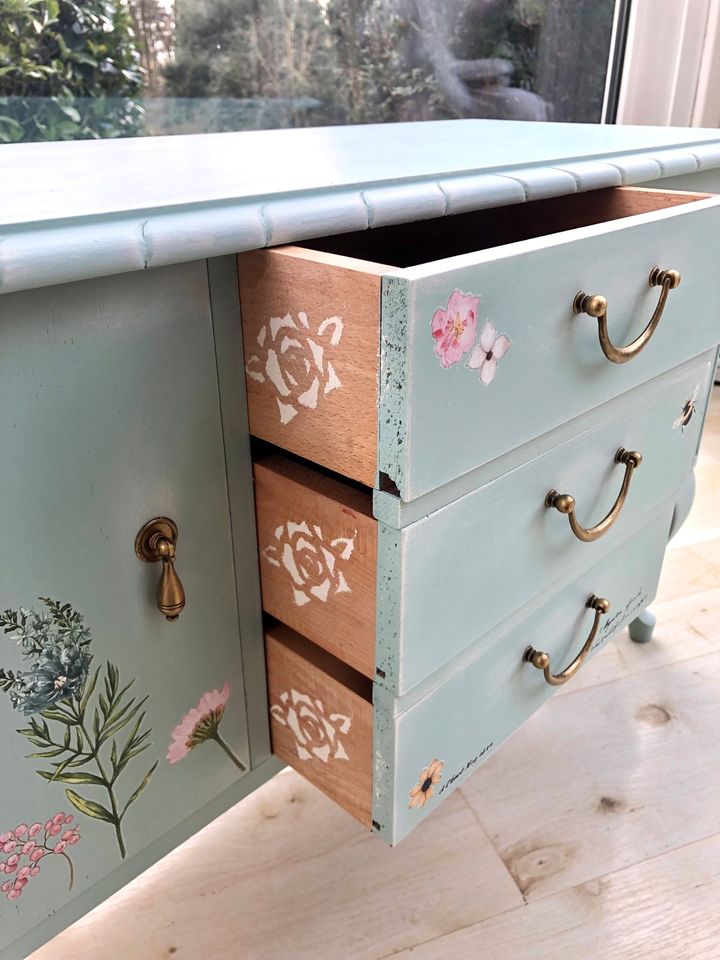 ⚜️ Chippendale Kommode * Unikat * Shabby * Vintage * Sideboard in Gladbeck