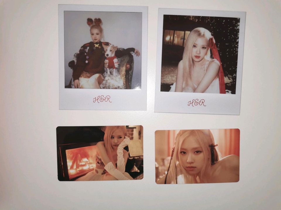 WTS Hank & Rosé seasons greetings H&R blackpink photocard in Finsing