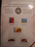 10 Euro Feuerwehr + Bundeswertbogen mit Briefmarken. Niedersachsen - Selsingen Vorschau