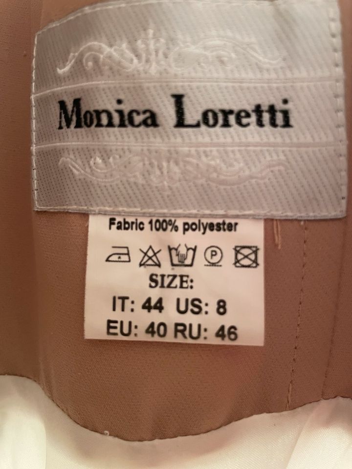 Brautkleid von Monica Loretti in Ivory nude, Gr.38/40, Hochzeit in Willingshausen