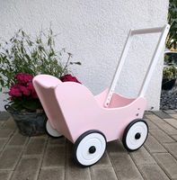 Puppenwagen Holzpuppenwagen Lauflernwagen rosa weiss Bremse Baden-Württemberg - Weil der Stadt Vorschau