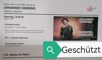 2 Tickets Johannes Oerding Konzert Hamburg 20.06.2026 Hamburg-Nord - Hamburg Alsterdorf  Vorschau