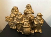 Weihnachtsmann Figur Gold Porzellan Teelicht alt Nordrhein-Westfalen - Marl Vorschau