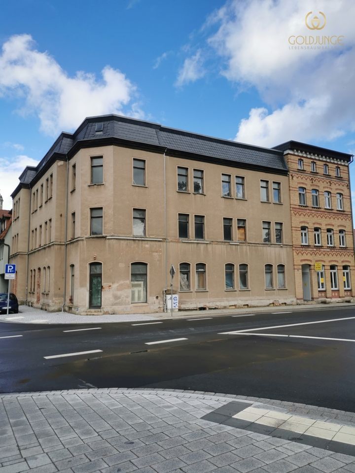 Wohn-& Geschäftshaus als Sanierungsrohbau im historischen Rudolstadt in Rudolstadt