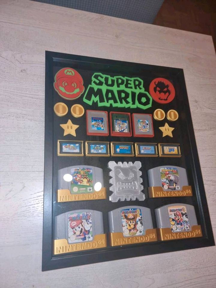 Super Mario Bilderrahmen/GBA/GBC/N64/3D in Waxweiler