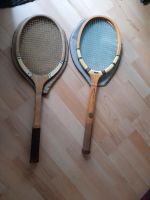 2 alte vintage  Holz Tennisschläger Naturdarm, Horaczek Niedersachsen - Burgwedel Vorschau