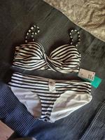 Bikini H&M neu 85 C /40 schwarz weiß gestreift Essen - Steele Vorschau