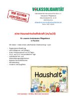 Hauswirtschaftskraft für unseren Pflegedienst Parchim - Landkreis - Parchim Vorschau
