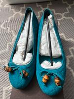 Gucci Monogramm Ballerinas Wildleder Türkis 37.5 Baden-Württemberg - Offenburg Vorschau