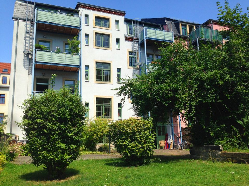 Traumhafte 2-RWE mit Balkon EBK WaMa Hinterhaus St.-Pauli-Viertel in Dresden