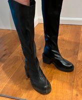 NEU! Stiefel schwarz kniehoch Gr. 38 39 Stretch Schaft Nordrhein-Westfalen - Herford Vorschau