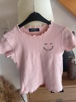 Bershka Crop T-Shirt Wellenrand gerippt neuwertig Niedersachsen - Lathen Vorschau