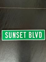 Straßen-Schild Sunset Boulevard selten zu finden Dresden - Innere Altstadt Vorschau