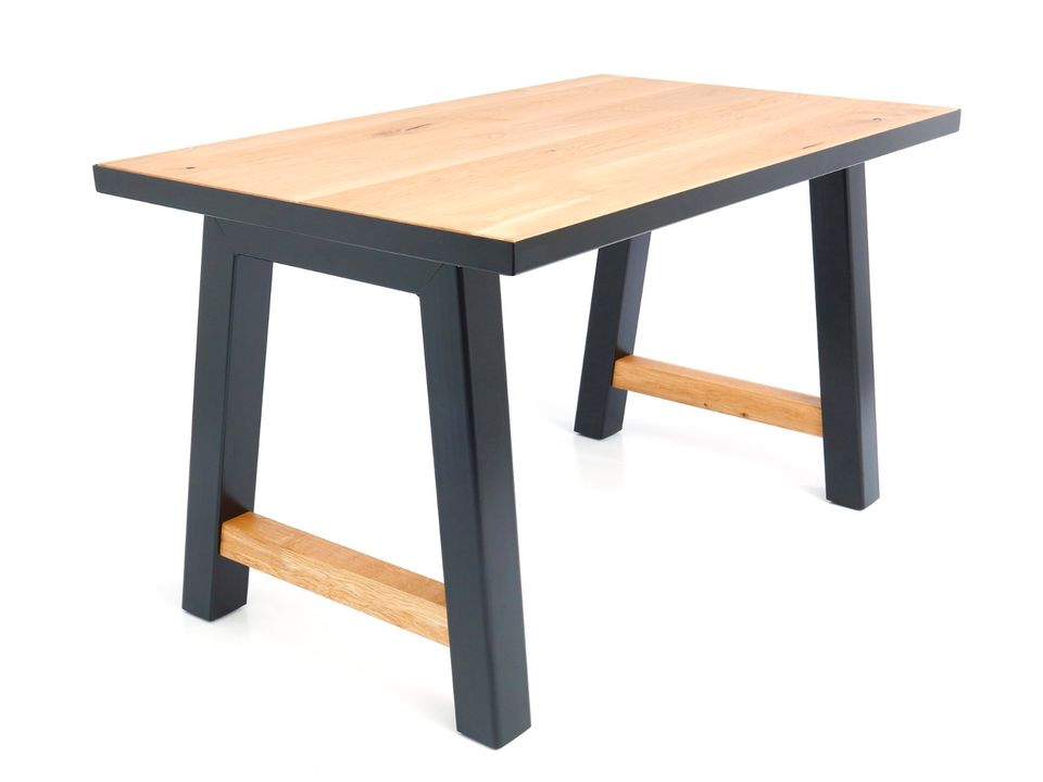 Esstisch mit Stahlgestell, Tischplatte aus Massivholz Tisch Küche in Castrop-Rauxel