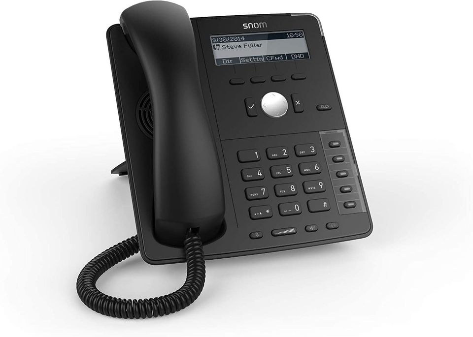 Snom D715 schwarz IP Telefon für viele TK Anlagen geeignet in Düsseldorf