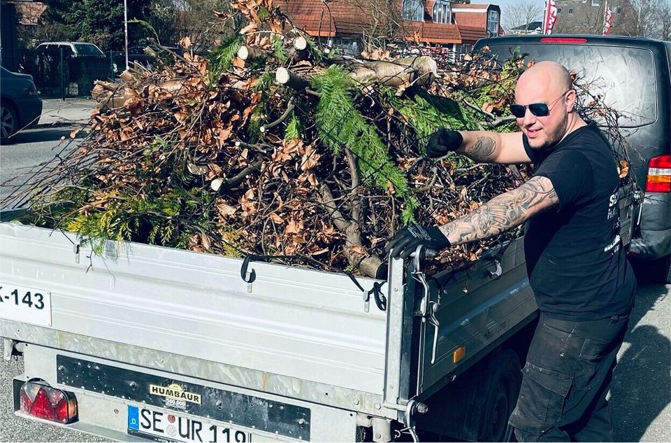 Entsorgung von Gartenabfällen, Kompost, Astschnitt, Rasen, Erde in Quickborn