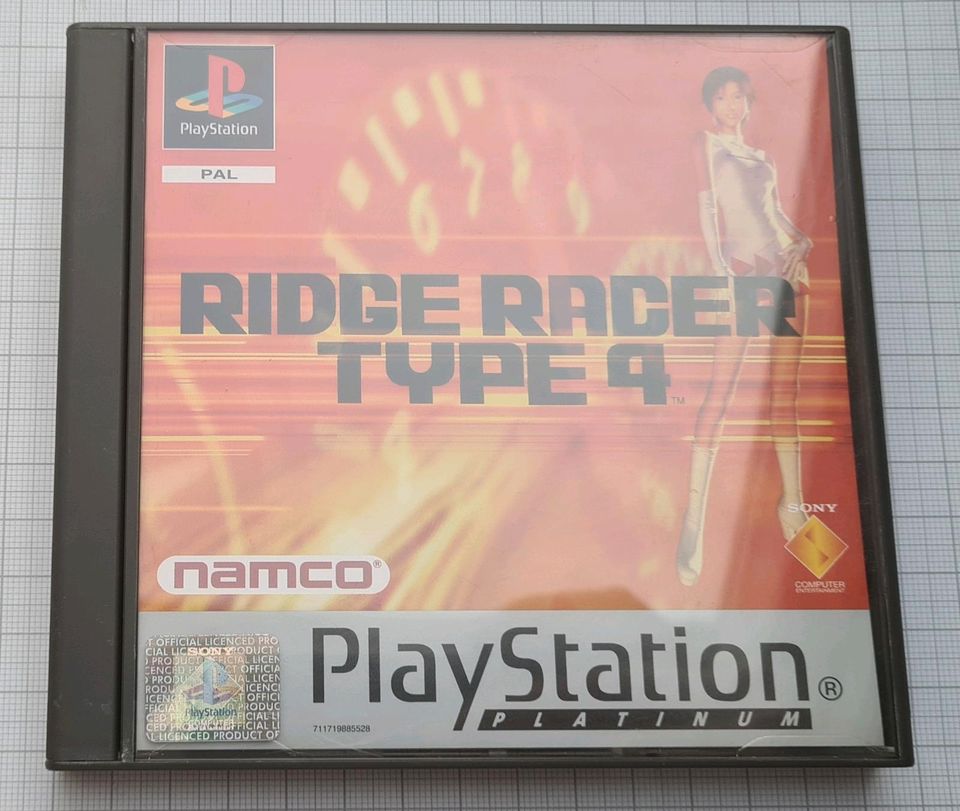 Ridge Racer type 4 PS1 Playstation 1 Spiel TOP in Neuenstadt