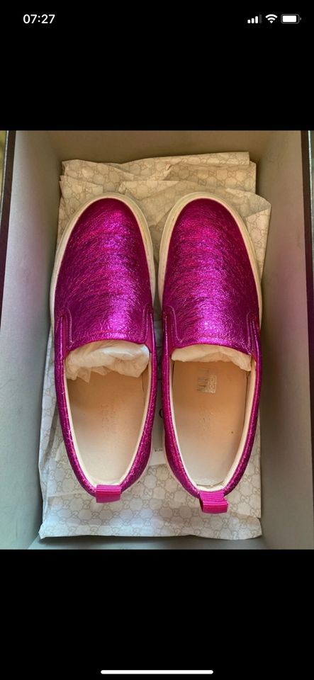 Gucci Slip On metallic pink in Leipzig