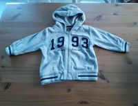 Sweatjacke "1993" mit Kapuze, Frottee, H&M, Gr. 74 Brandenburg - Neuenhagen Vorschau