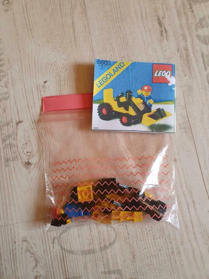 Lego 6603 Mini Schaufelbagger - Legoland aus den 80ern in Rödermark