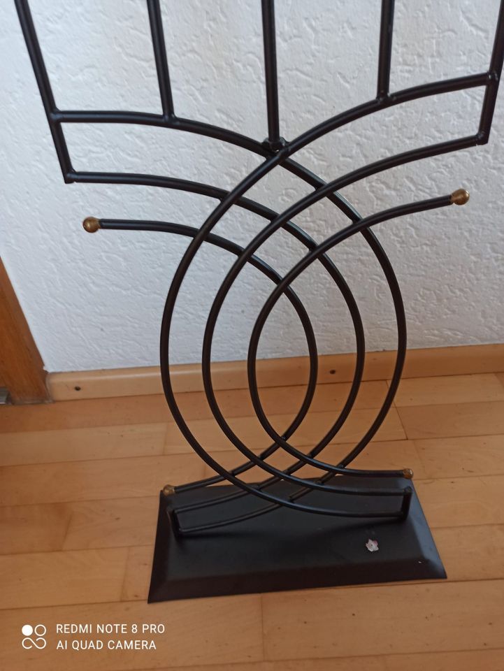 Kerzenständer Kerzenleuchter Metall 99 cm schwarz 4-5 flammig NEU in Hutthurm