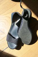 Sandalen/ Pumps  mit Keilabsatz von Think! blau 38 Baden-Württemberg - Karlsruhe Vorschau