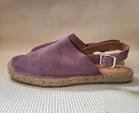 Espadrilles back sling Deerberg, Verloursleder lavendel, 39 Saarland - Neunkirchen Vorschau