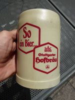 Alter Plastik Bierkrug Stuttgarter Hofbräu Baden-Württemberg - Neuffen Vorschau