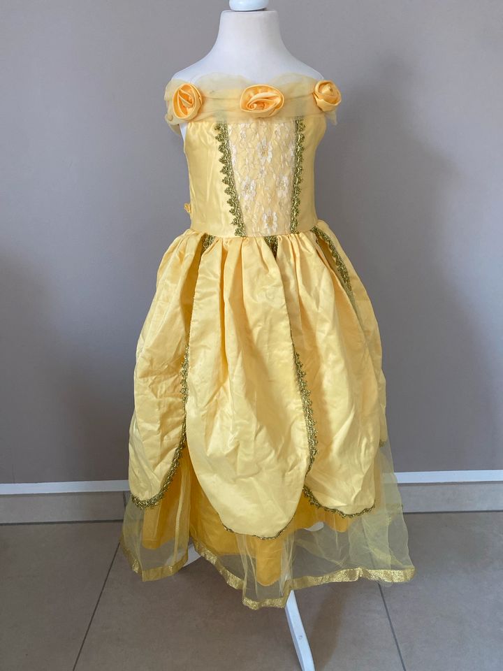 Kleid Kostüm Prinzessin Disney Belle gr 128 Karneval in Solingen