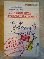 Witzige Lehrersprüche und Schülerantworten, Ullstein /Spiegel onl Wurster Nordseeküste - Dorum Vorschau