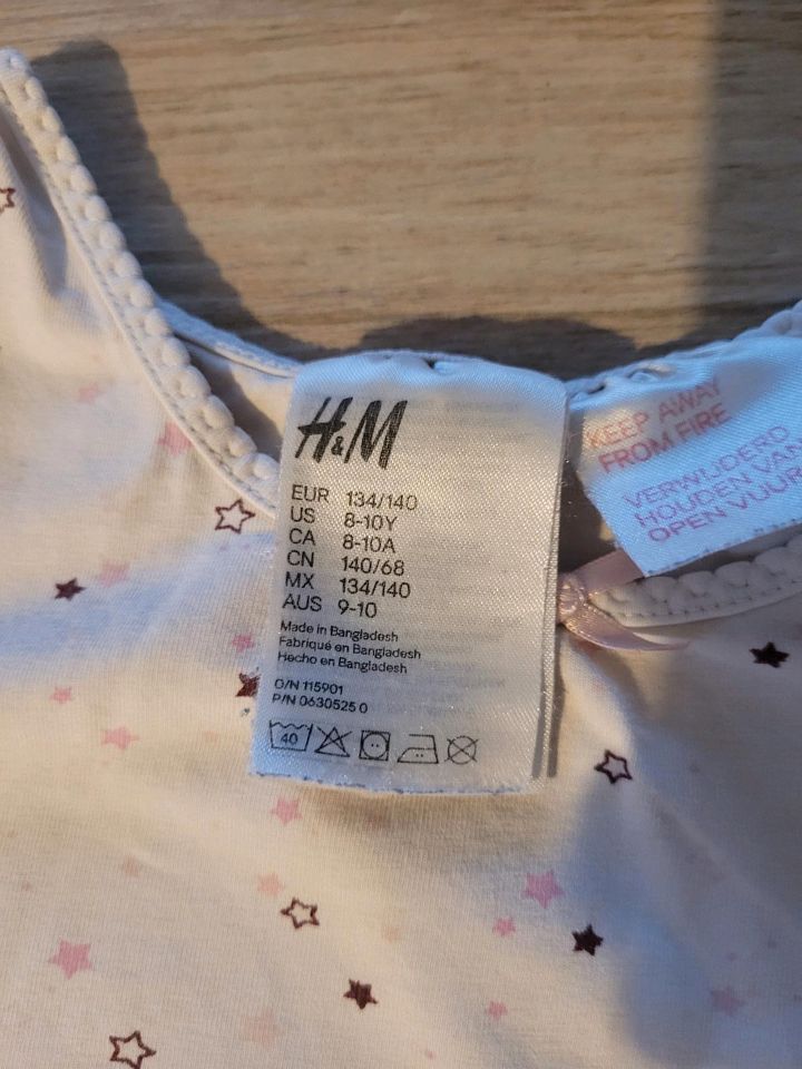 6x Unterhemden Gr. 134 Mädchen u.a. H&M in Obertraubling