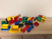 Lego Duplo Karton mit Fahrzeugen, Hubschrauber, Waggons etc Baden-Württemberg - Ölbronn-Dürrn Vorschau