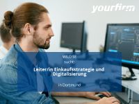 Leiter/in Einkaufsstrategie und Digitalisierung | Dortmund Dortmund - Innenstadt-Ost Vorschau