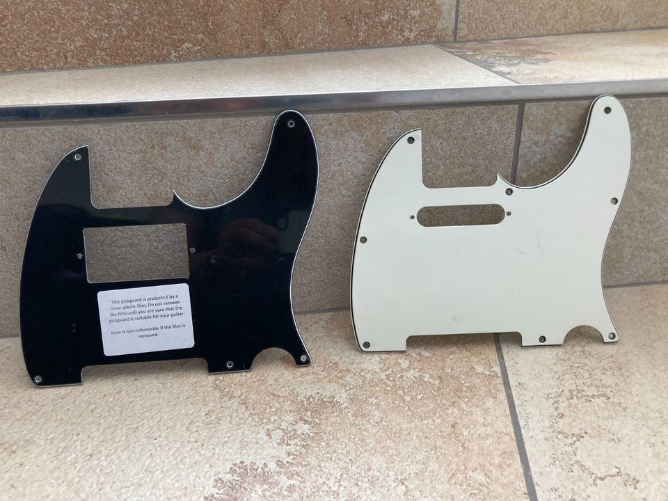 2 Telecaster Pickguards in Zeitlarn