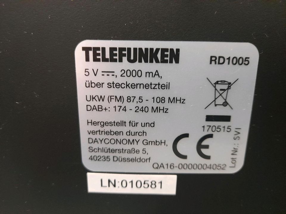 Telefunken Radio in Dresden