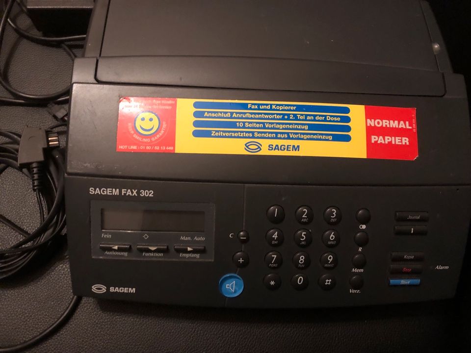 Fax-Gerät „Sagem Fax 302“ in Hattingen