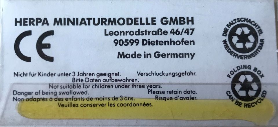 1:87 Modellauto - Herpa Opel Vectra - ungeöffnet mit OVP! in Weinstadt