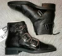ZARA Echtleder Boots Gr. 41 Sachsen-Anhalt - Halle Vorschau