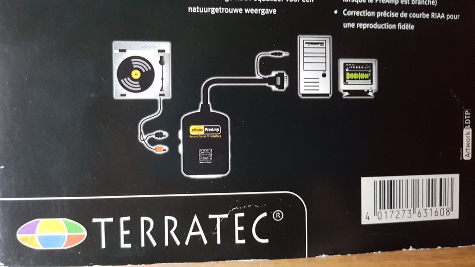 Von Schallplatte auf Pc durch   TerraTec  phono  PreAmp in Siegen