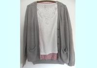 ☀️ Feine Strickjacke ☀️ Gr. 34/36 Pepe Jeans Cardigan grau rosa Stuttgart - Botnang Vorschau