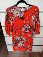 H&M Süßes Kleid Tunika Volantärmel Blumen Orange Viskose Gr. 42 Nordrhein-Westfalen - Tönisvorst Vorschau