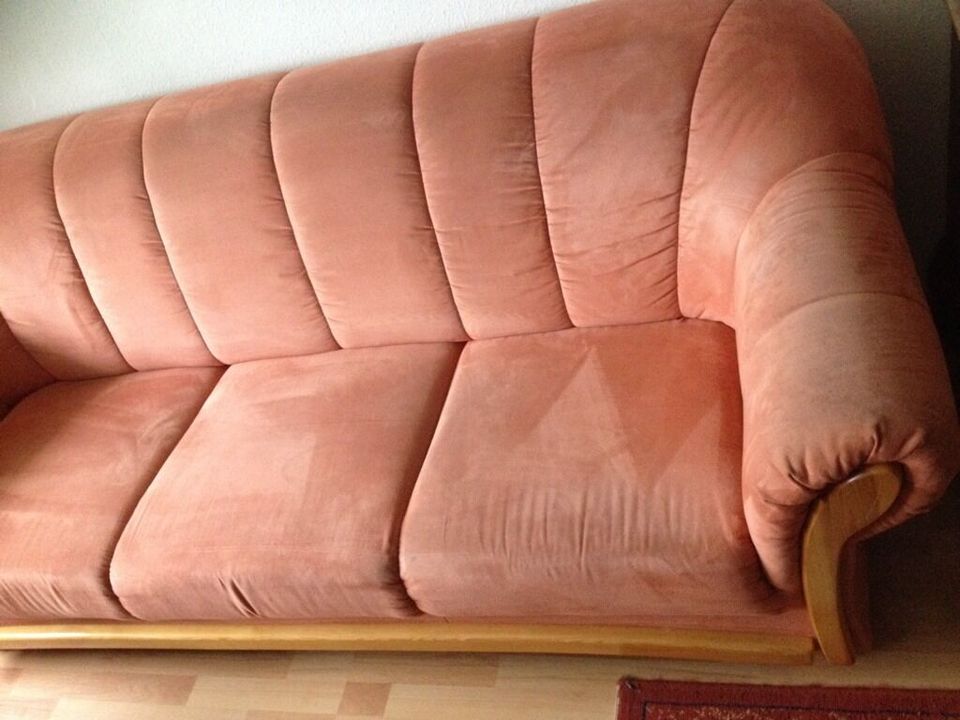 Sofa Garnitur 3 und Sessel, Sitzmöbel, Couch, Sofa in Teltow