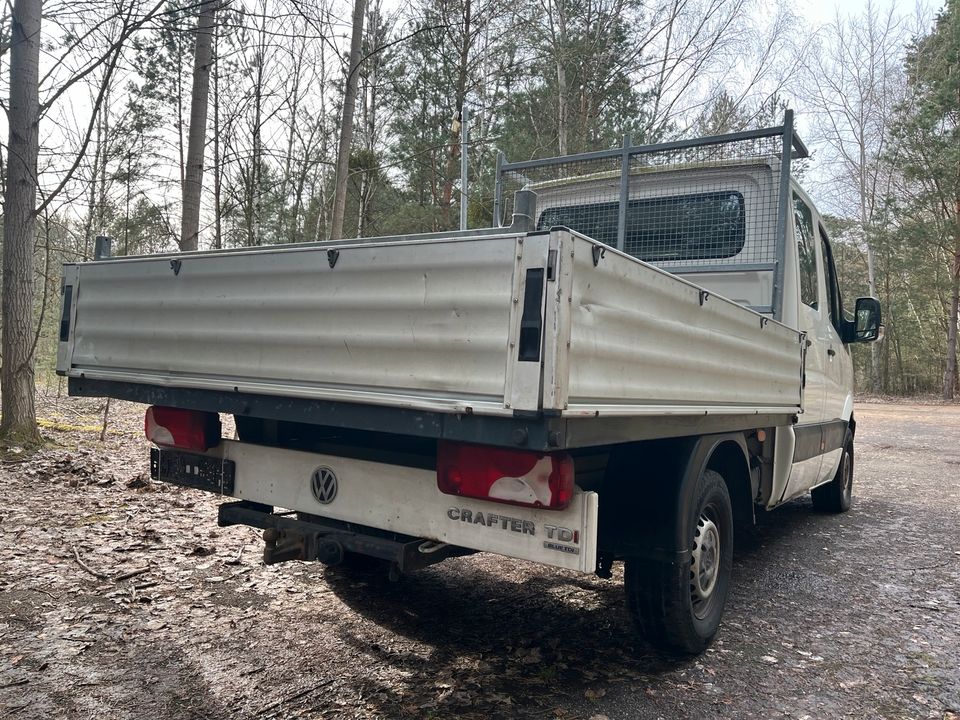 Vw Crafter Pritsche Doka Klimaanlage AHK in Potsdam