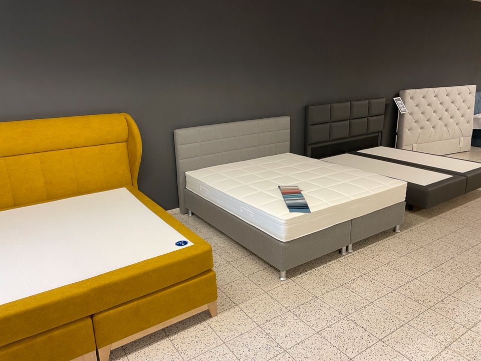 Boxspringbett 90x200 auch in Verschiede Stoffe zu bestellen in Weitramsdorf